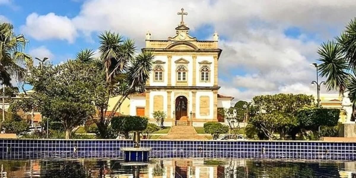 Igreja histórica de Carmo, na Região Serrana do Rio de Janeiro