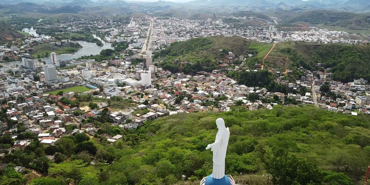 Vista panorâmica de Itaperuna, no Noroeste Fluminense
