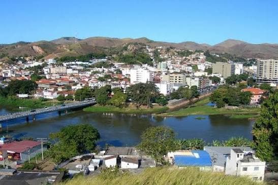 Paisagem da cidade de Barra do Piraí, no Médio Paraíba