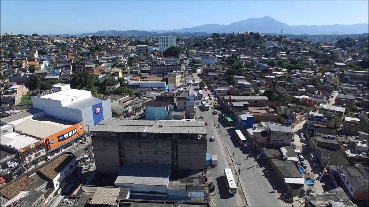 Vista da cidade de Belford Roxo, na Baixada Fluminense