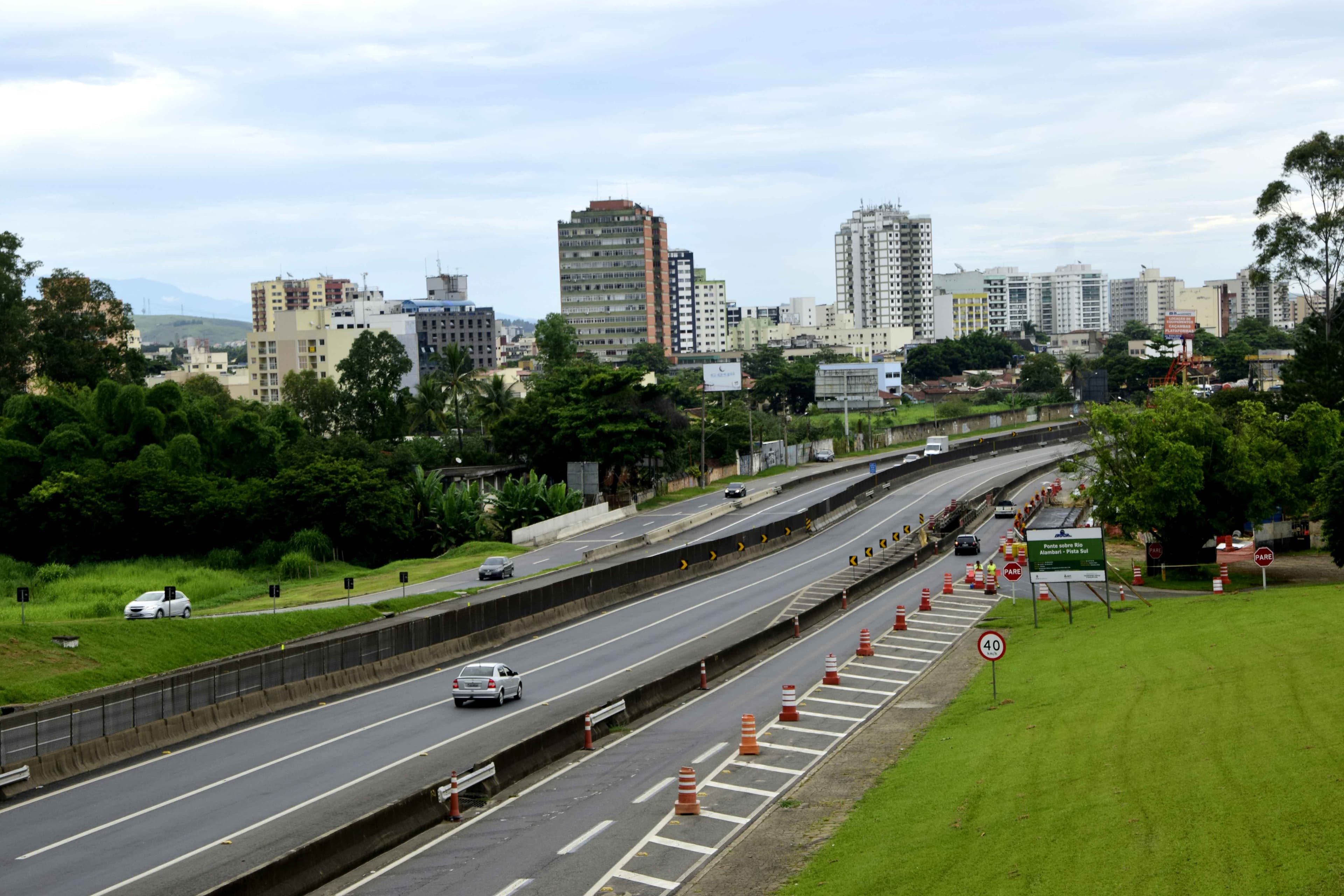Paisagem urbana de Resende, no Médio Paraíba