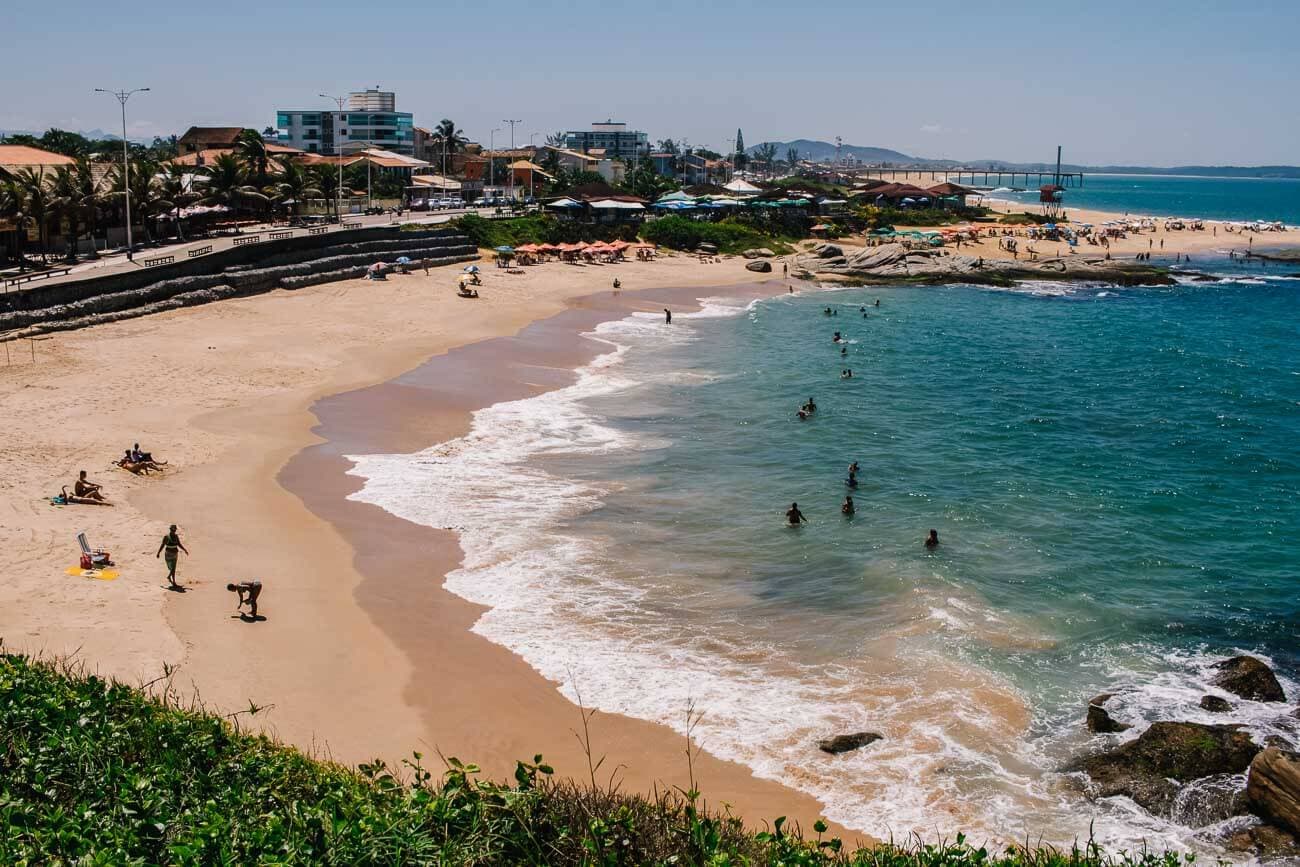 Vista litorânea de Rio das Ostras, no estado do Rio de Janeiro