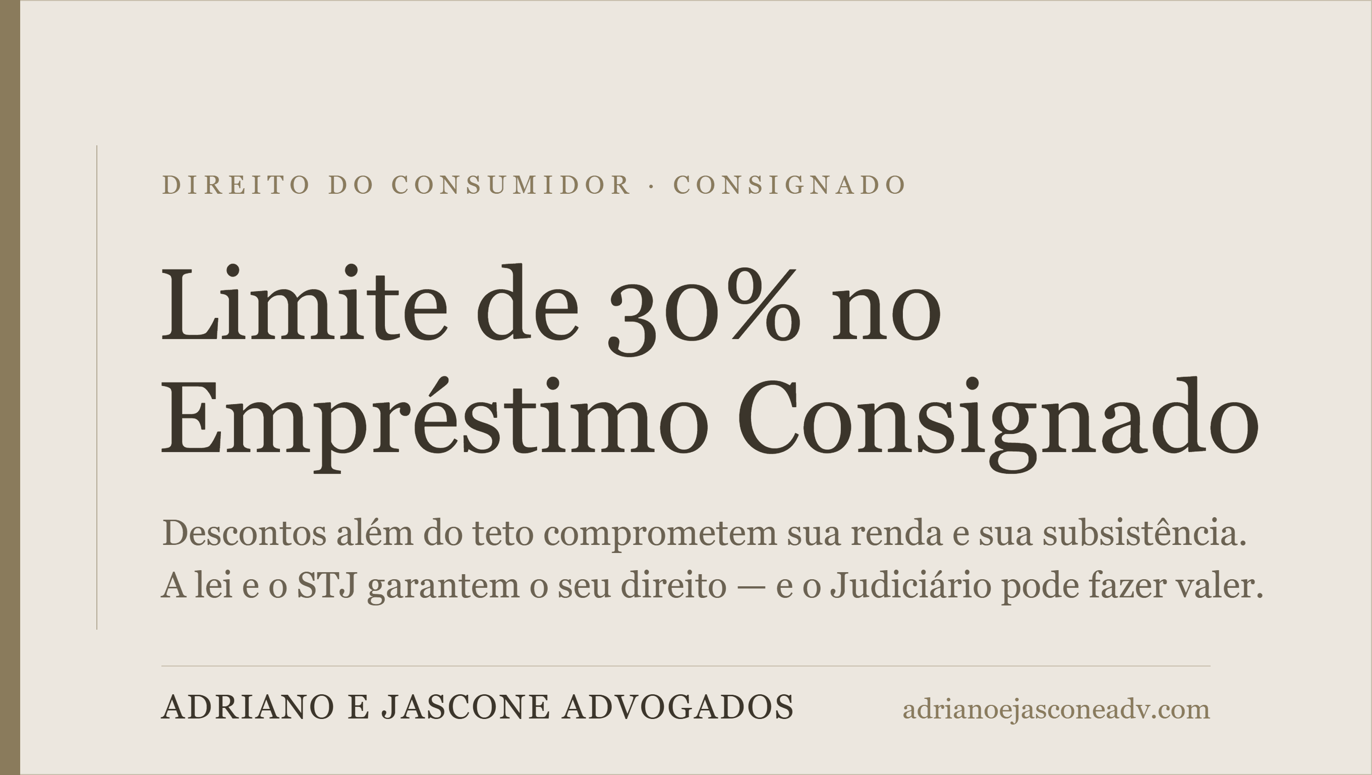 Desconto de empréstimo consignado acima de 30%: o que fazer quando o limite não é respeitado